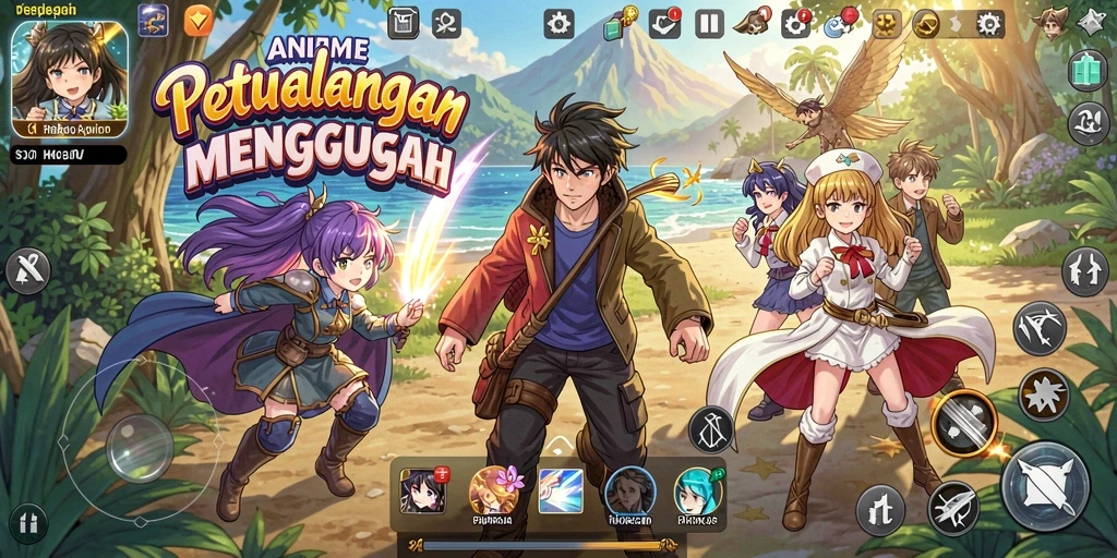 Tampilkan gambar dari karakter dan pertarungan dalam 9939.