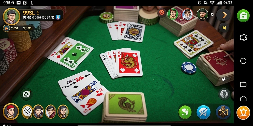 Tampilan gameplay Gaple yang seru di 99SL.