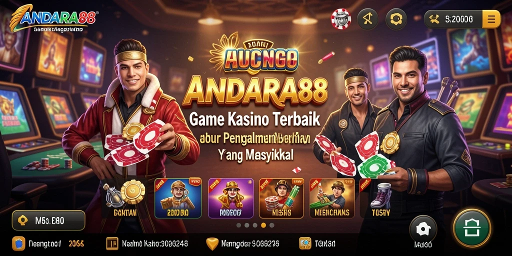 Tampilan gameplay yang seru dan menarik dari ANDARA88 dalam bermain Kasino.