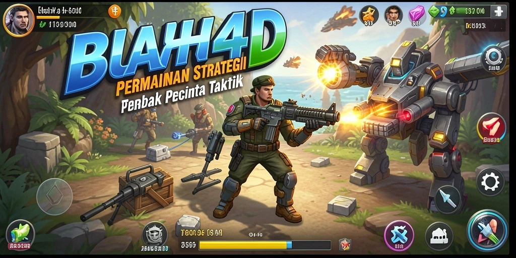 Tampilan menarik dari gameplay strategi BUAH4D