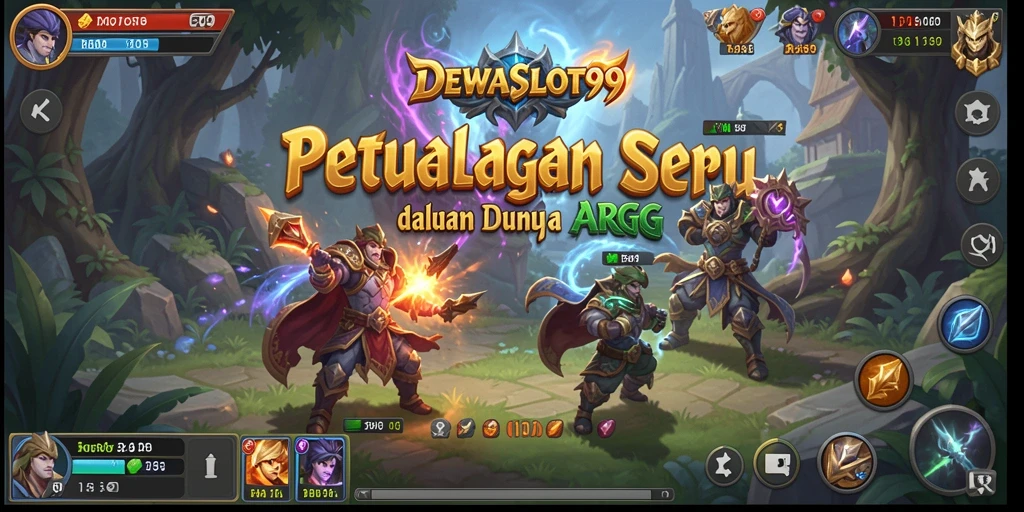 Tampilan gameplay seru DEWASLOT99 dengan aksi pertempuran yang mendebarkan.