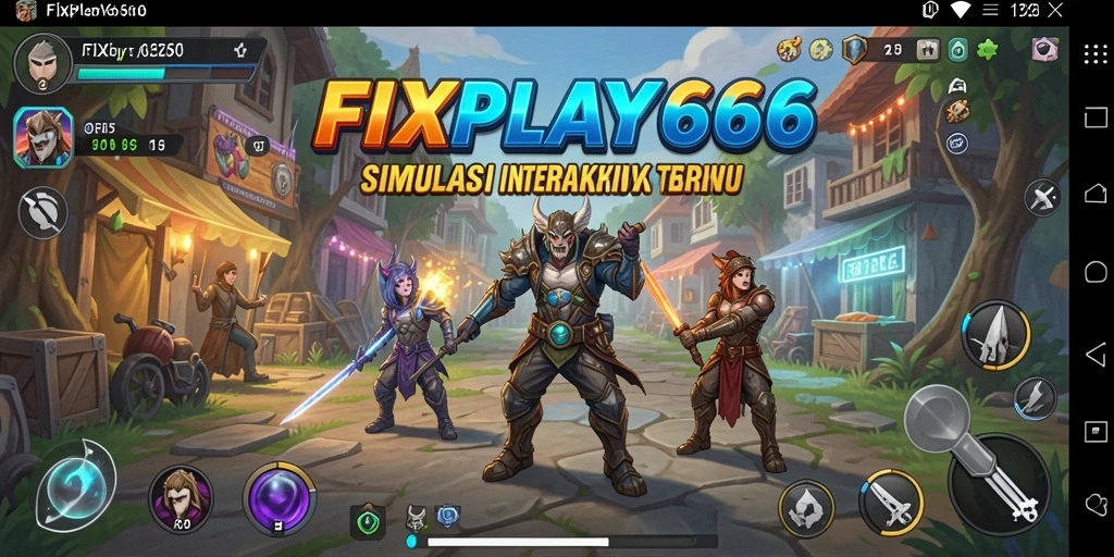 Menggambarkan gameplay seru dan interaktif dalam FIXPLAY666.