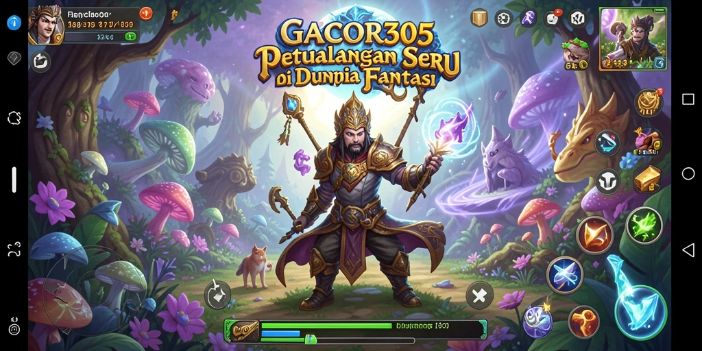 Tampilan gameplay GACOR305 dengan grafis petualangan yang memukau.