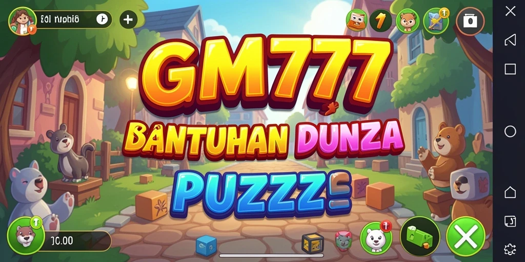 Tampilan gameplay GM777 yang menantang dan penuh warna.