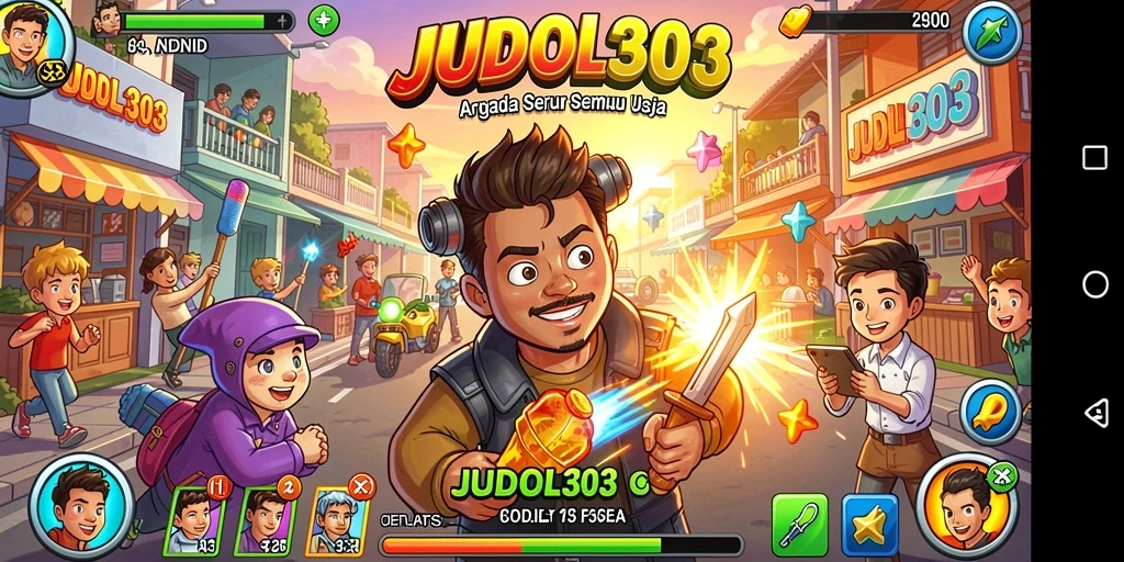 Tampilan gameplay seru dari JUDOL303 dengan aksi cepat dan grafis menarik.