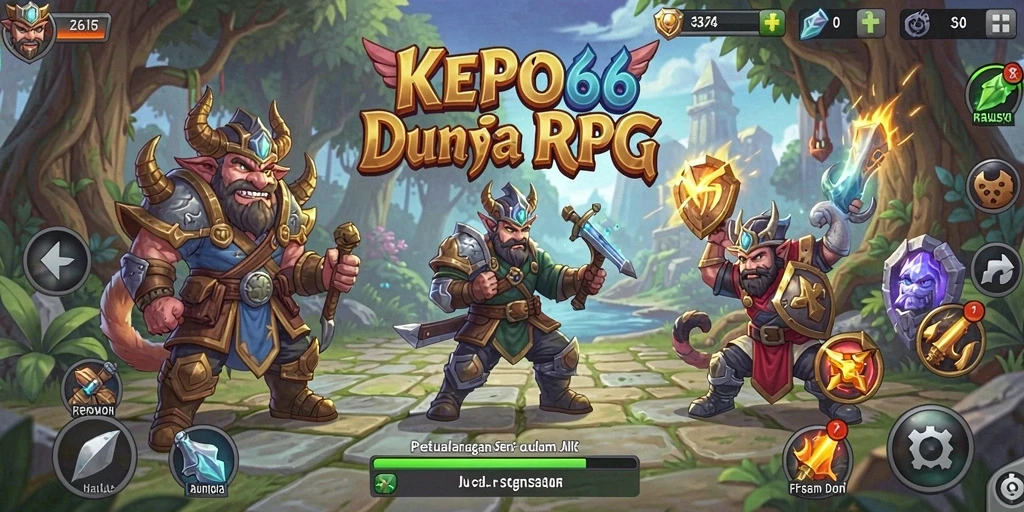 Screenshot gameplay KEPO66 menampilkan petualangan seru dalam dunia fantasi.