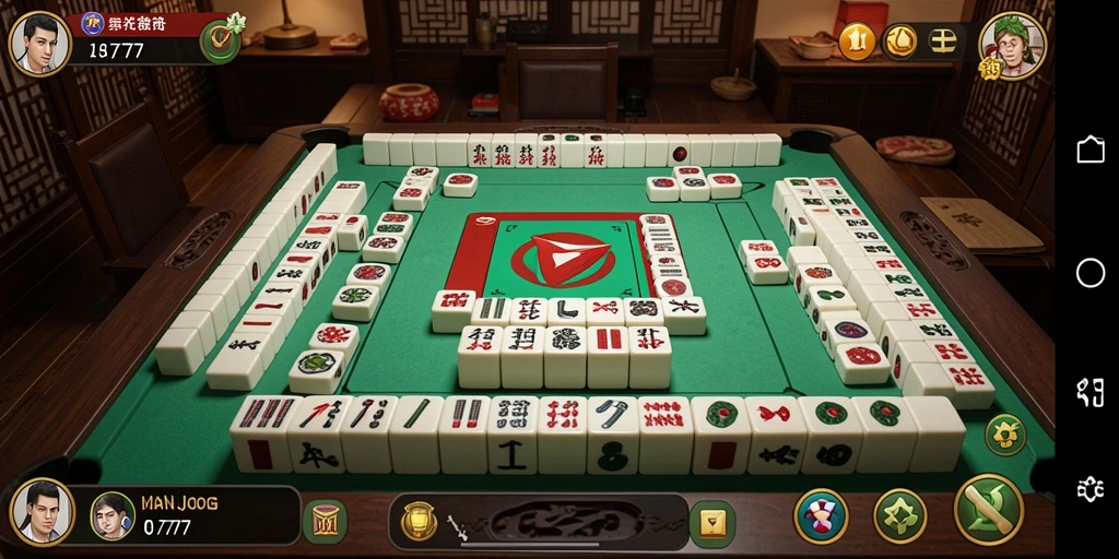 Tampilan utama gameplay L777 Mahjong yang seru dan menarik.