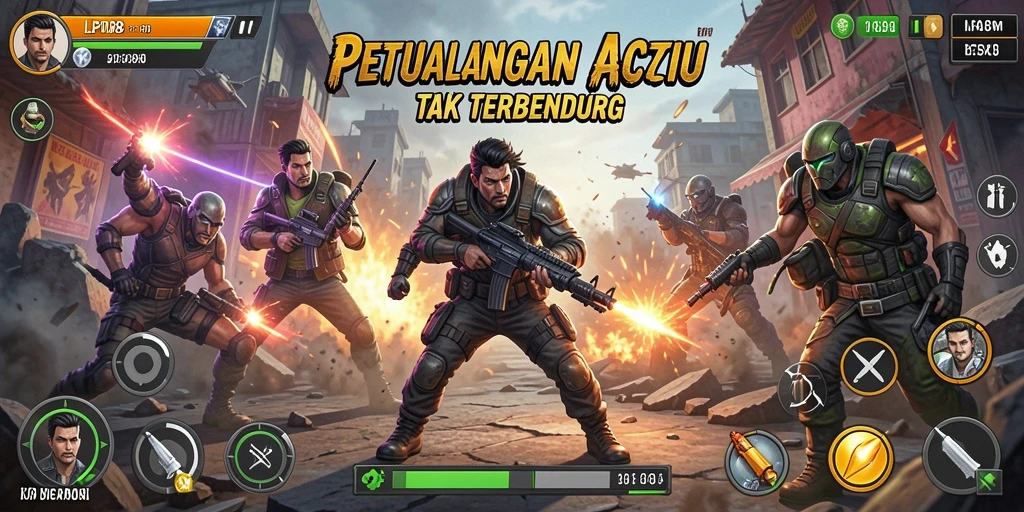 Screenshot LPO88 menampilkan momen aksi yang mendebarkan.