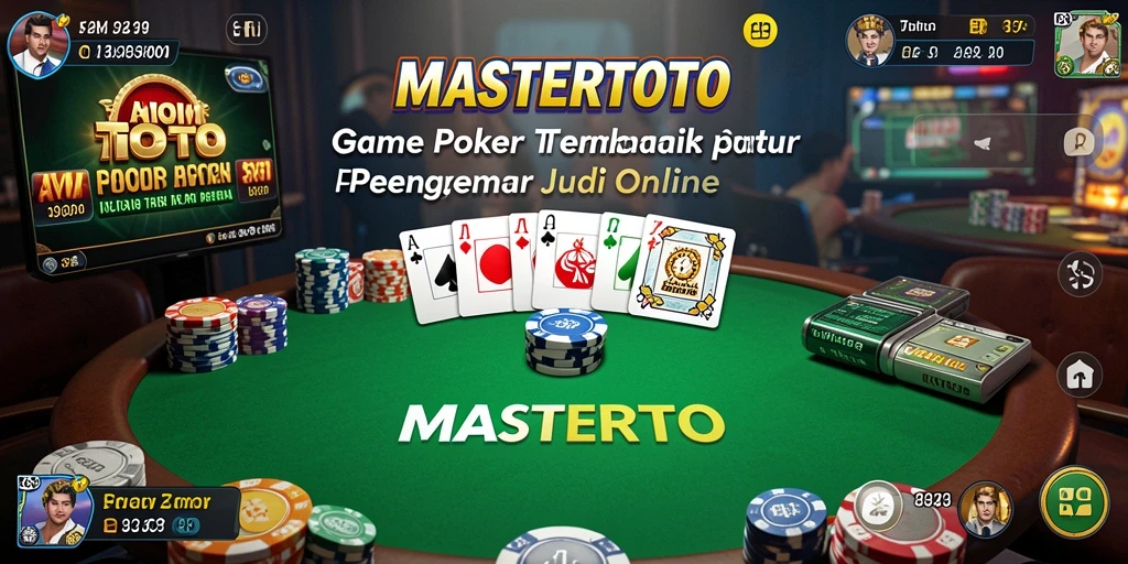 Gameplay seru dan mendebarkan di MASTERTOTO Poker.
