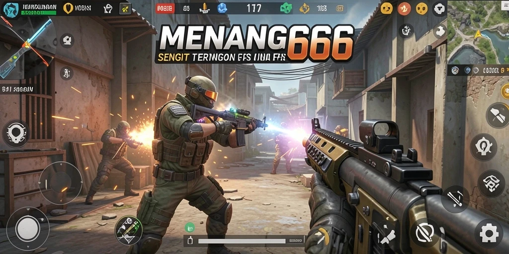 Gameplay MENANG666 yang mendebarkan dalam pertempuran FPS.