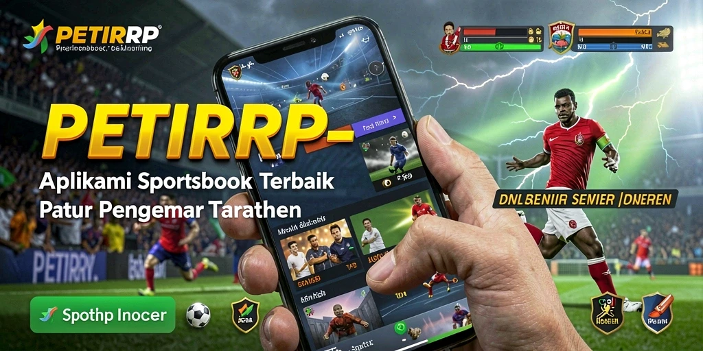 Screenshot utama menunjukkan tampilan menarik dari aplikasi PETIRRP saat taruhan.