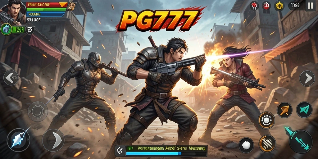 Tampilan gameplay PG777 yang menegangkan dan seru.