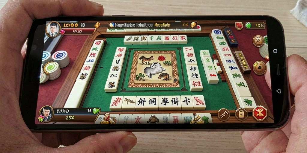 Screenshot utama ROYALTOTO menampilkan gameplay Mahjong yang menarik.