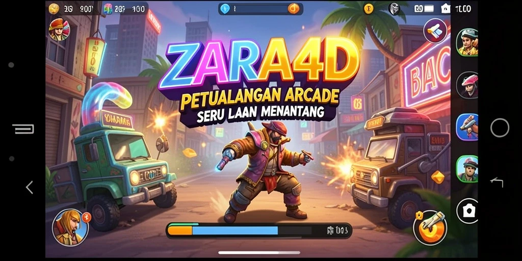 Tampilan gameplay seru ZARA4D dengan berbagai tantangan menarik.