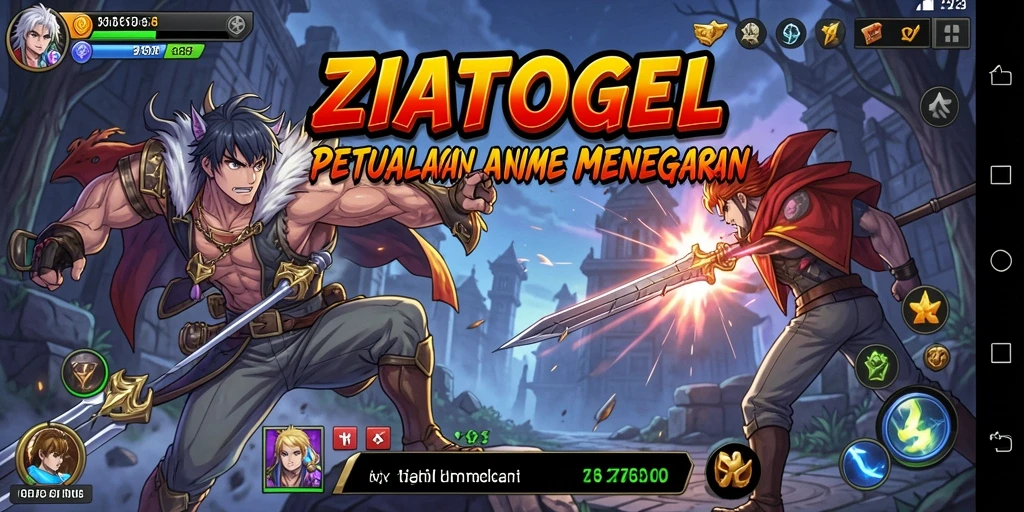 Gameplay ZIATOGEL yang dinamis dan menakjubkan.